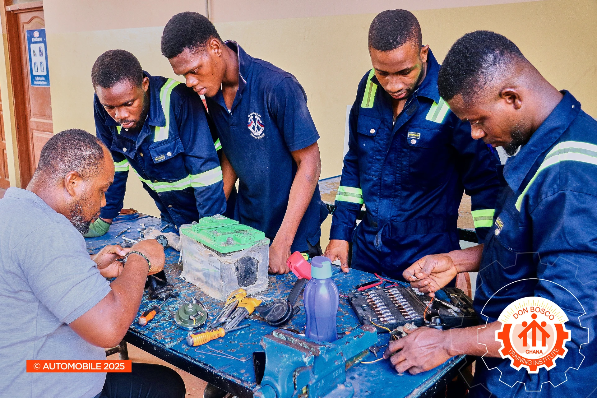 Workshop and training facilities at Don Bosco Technical Institute Ashaiman